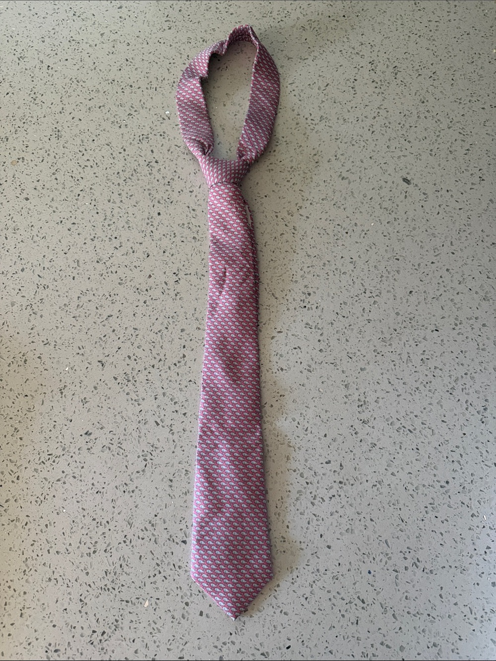 Vineyard Vines Boys Whale Silk Tie